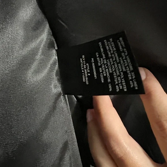 Babaton New Agency Linen Blazer M - Picture 7 of 11